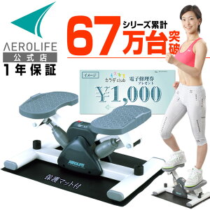 【500円クーポン】ステッパー ダイエット 室内運動 器具 エアロライフ サイドステッパー 有酸素運動 ステッパー ダイエット 室内 エクササイズ 器具 踏み台昇降 健康 器具 ステッパーダイエット 脂肪燃焼 宅トレ 在宅 テレワーク 骨盤 姿勢
