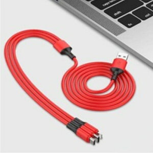 3in1 [dP[u iPhone14 iPhone13 iPhone12 mini iPhone11 12ProMax XR iPhone8 Plus iPhone7 Plus iPhone6s 6 SE iPhone5 @Ή P[u 3 in 1 USB to Type C / Micro USB / Lightning [d P[u iPhone Ipad Samsung Galaxy O䓯