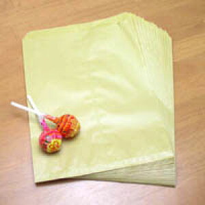 紙袋 Kロール袋 3号 スジ入り茶袋(マチなし)Mサイズ 20枚入り KHSG