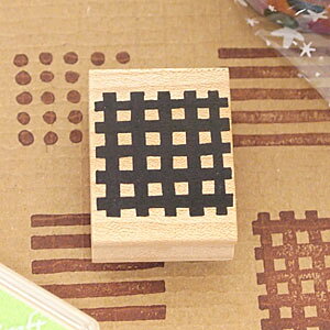 ͂񂱂ǂ o[X^v `FbN c27mm×27mm (0038B-3040)