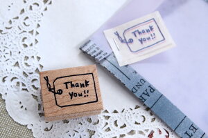 ͂񂱂ǂ o[X^v ^OuThank you!!v c19mm×26.5mm (0050A-2630)