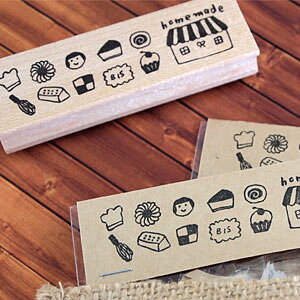 ͂񂱂ǂ o[X^v homemade sweets c18mm×75mm (0100A-2685)