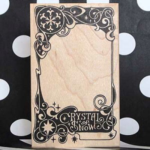 Ԃ o[X^v g uCRYSTAL of SNOWv c86mm×52.5mm (0096G-9055)