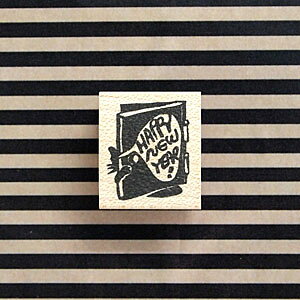 ߂͂ o[X^v uHAPPY NEW YEAR!v c26mm×21mm (0031A-3026)