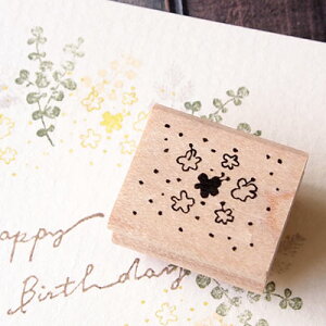 はんこどり ラバースタンプ エルダーフラワー 縦19mm×横24.5mm