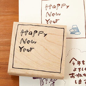 ͂񂱂ǂ o[X^v HappyNewYear c47.5mm×49.5mm