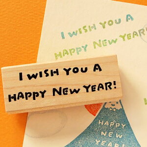 ͂񂱂ǂ o[X^v I WISH YOU A HAPPY NEW YEARI c16.2mm×60mm