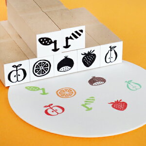 はんこどり ラバースタンプ フレッシュフルーツ(ミニ)シリーズ