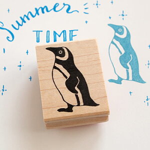 和田真由子 ラバースタンプ マゼランペンギン 縦34.5mm×横21.5mm (0145B-4030)