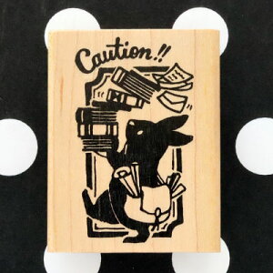 Ԃ o[X^v Caution!!-- c50.8mm×29.3mm