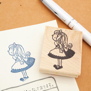 tugumi ラバースタンプ 不思議の国のアリス シリーズ 全8種類