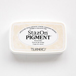 ツキネコ ステイズオン ピグメント スノーフレーク SZ-PIG-001 顔料系インク StazOn PIGMENT Snowflake