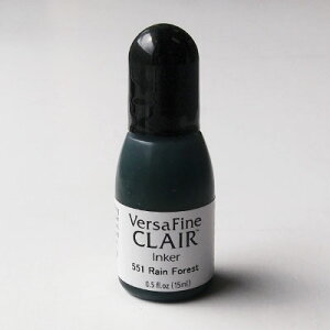 �c�L�l�R �o�[�T�t�@�C���E�N���A �C���J�[�@���C���t�H���X�g ��[�C���N�^VersaFine�ECLAIR Rain Forest �iVF-CLA-551�j�@�J�̍~��X�̂悤�ȔZ�΁i�O���[���n�j
