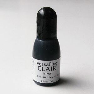 ツキネコ バーサファイン・クレア インカー メディーバルブルー 補充インク/VersaFine・CLAIR Medieval Blue (VF-CLA-651) 中世の青紺(ブルー系)