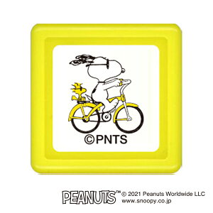 こどものかお Snoopy スヌーピーミニスタンプ浸透印 自転車/ブラック(E2204-066)