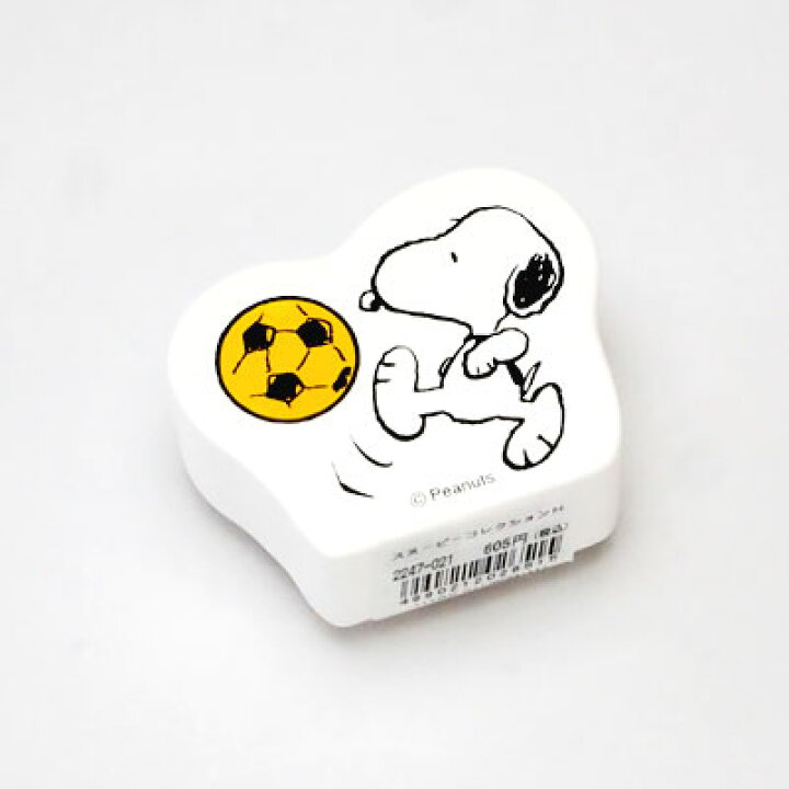 楽天市場 こどものかお スヌーピーコレクションスタンプ Snoopy サッカー H2247 021 きれいなはんこ 印鑑のからふる屋