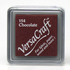 ツキネコ バーサクラフト Ｓ サイズ  チョコレート　VKS154　（布用スタンプ）