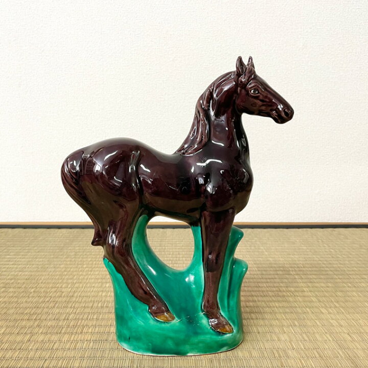 楽天市場】九谷焼「馬」 美術工芸品/床/置物/贈答品 : 仏壇仏具 KARAKI