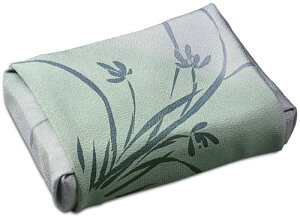 【送料無料】 【紙箱入】 風呂敷 ふろしき 絹 正絹 ちりめん 縮緬 蘭(引染) 45cm 風呂敷専門店 宮井 老舗 進物 ギフト プレゼント 御祝 お祝い フォーマル 友禅 職人 日本製 国産