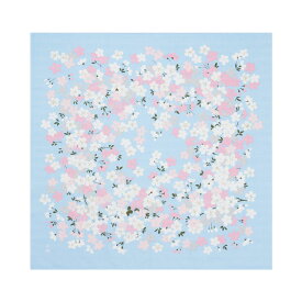 風呂敷 ふろしき 綿 90cm 宇野千代 「桜の園（さくらのその）」ブルー エコバッグ 春 桜 ギフト プレゼント 卒業 入学 お祝い 日本製 国産 風呂敷専門店 [品切れ商品は入荷未定]