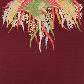 【送料無料｜箱入】風呂敷 綿 三幅 105cm 徳川美術館コレクション 「紫地鳳凰文金襴長絹 (むらさきじ ほうおうもん きんらん ちょうけん) 」 日本製 化粧箱入 宮井 風呂敷専門店 ふろしき