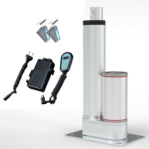 DC24V ���j�A�A�N�`���G�[�^ 1000N (100kg/220lb) ������ �d���L�k�v�b�V�����b�h �蓮�R���g���[���A�d���A�_�v�^�A��t�u���P�b�g�t��