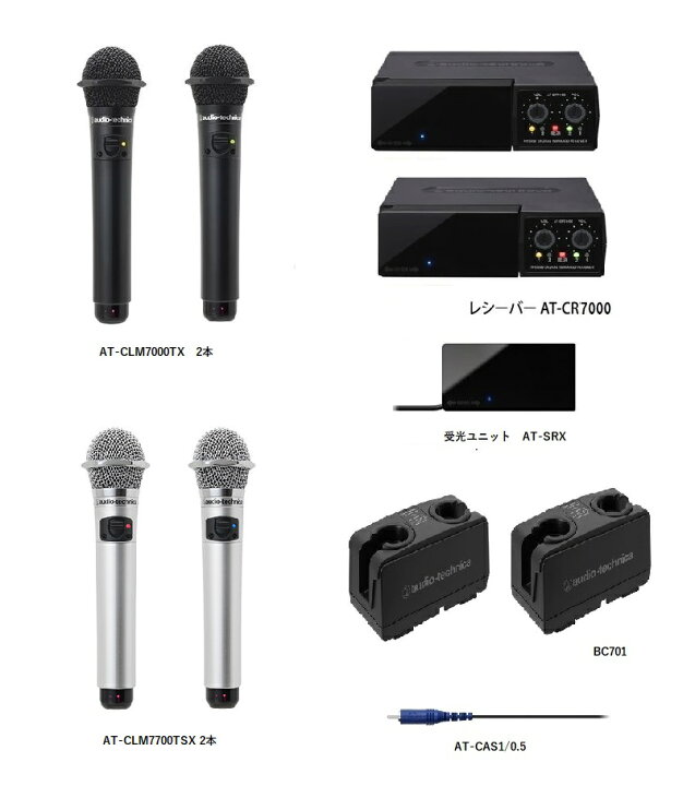 楽天市場】オーディオテクニカAT-CLM7000 赤外線ワイヤレス  