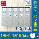 【5本セット】 ライオン ブリリアントモア フレッシュスペアミント 90g 5本 セット 美白 ホワイトニング 歯磨き粉 ステイン除去 ハミガキ Brillan...