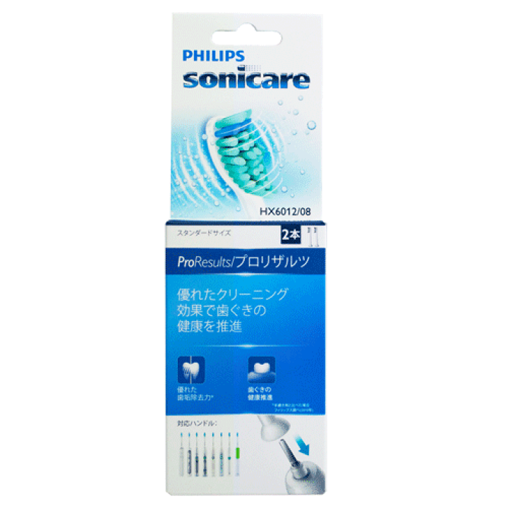 楽天市場】ソニッケアー 替えブラシ プロリザルツ 2本 セット HX6012