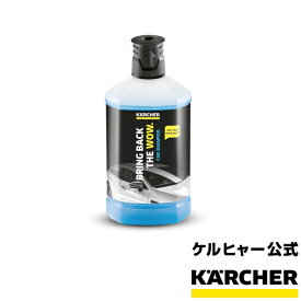 3 in 1 カーシャンプー(ケルヒャー KARCHER 高圧洗浄機 家庭用 高圧 洗浄機 洗浄器 オプション 洗剤 洗浄剤 洗車用 カー用品)