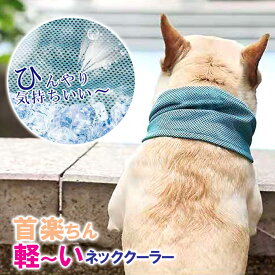 ネッククーラー ペットグッズ クールバンダナ 軽量 薄手 保冷タイプ ひんやり 熱中症対策 お出かけ お散歩グッズ 接触冷感タオル 犬 熱中症対策 グッズ