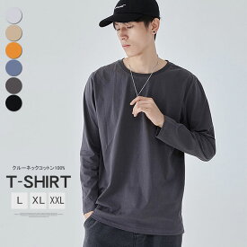 【全品ポイント10倍！5/27 01:59迄】カットソー メンズ Tシャツ コットン トップス クルーネック