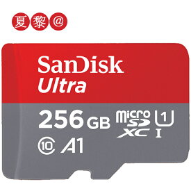 microSDXC 256GB サンディスク SANDISK 海外パッケージ SDSQUA4-256G microSDXCカード サンディスク Class10 UHS-I A1 R:100MB/s マイクロSD