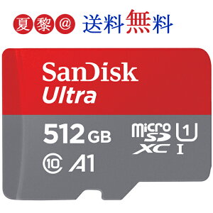 microSDXC 512GB TfBXN SANDISK microSDXCJ[h U1 UHS-I A1 Class10 R:120MB/s SDSQUA4-512G COpbP[W Nintendo SwitchmF