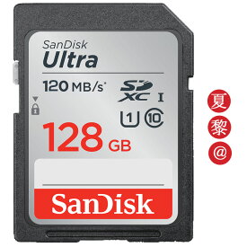 【全品ポイント10倍！5/27 01:59迄】128GB SDXCカード SDカード SanDisk サンディスク Ultra CLASS10 UHS-I R:120MB/s 海外リテール SDSDUNB-128G
