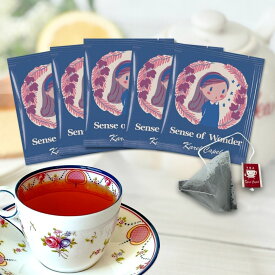 【ポスト投函】 ルイボスティー 個包装 ティーバッグ（5枚）│ ノンカフェイン ルイボス フルーツ 気軽 おためし おすすめ ティーバッグ 贈り物 プチギフト 紅茶専門店 │ カレルチャペック ティーバッグ5p センスオブワンダー