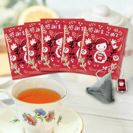 【ポスト投函】 アップルティー 個包装 ティーバッグ（5枚）ロイヤルアップルティー メッセージ入り│ りんご 感謝を込めて 気軽 おためし おすすめ ティーバッグ 贈り物 プチギフト 紅茶専門店 │カレルチャペック ティーバッグ5p