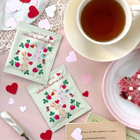 【ポスト投函】ホワイトチョコラズベリーティー 個包装 ティーバッグ（5枚）冬 バレンタイン ホワイトデー 紅茶 チョコ ラズベリー カップ用ティーバッグ フレーバーティー プチギフト お返し｜ミルクティー ティーバッグ かわいい フレーバーティー 新商品 新作