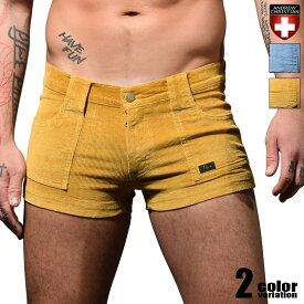 AndrewChristian/アンドリュークリスチャン Queer Castro Capsule Stretch Cord Shorts コーデュロイ ショートパンツ メンズ ボトムス 短パン 1分丈