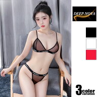 DEEP NOVAレディース ブラセット　ブラジャー　ショーツ　ビキニ ハーフバック レディース DEEP NOVA/デ…