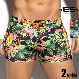 EScollection/イーエス・コレクション HAWAIIAN SPORTS SHORTS 花柄 フラワー トロピカル ショートパンツ　短パン　メンズ　ボトムス　ファッション　部屋着　ジムウェア