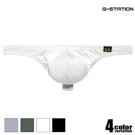 【G-Station/ジーステーション】立体縫製 薄手モダール ミニTバックpart2 メンズ 男性下着 タグレス ソフト 柔らか 80番手