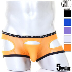 GreggHomme/グレッグ・オム GAMER BOXER BRIEF 切込み カット モッコリ シースルー 透け ボクサーパンツ　男性下着　メンズ　パンツ