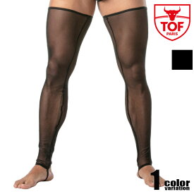 TOF PARIS/Trends Of Friends Mesh Long Legs for menメッシュ ロング　レッグカバー ロングソックス シースルー 透け メンズ