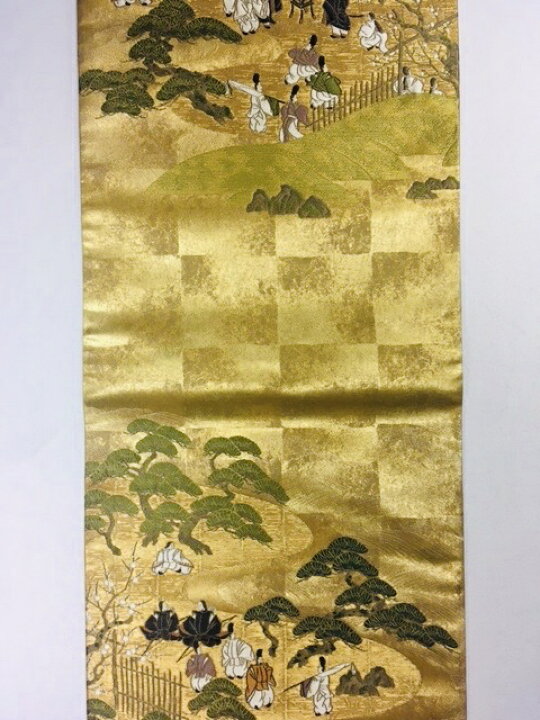 楽天市場】817-[お仕立て付き] 袋帯 梅垣織物謹製 「住吉祭礼文」六通 