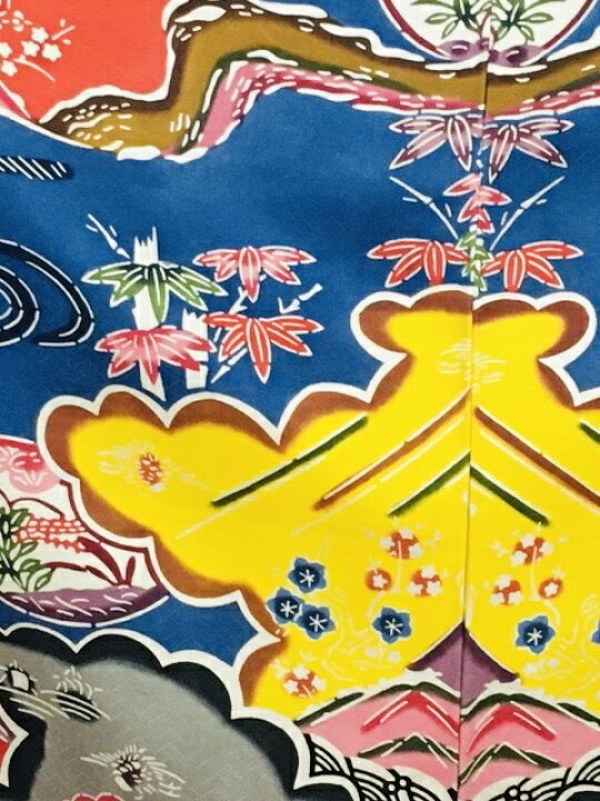 楽天市場】751 振り袖 本紅型 振袖 城間栄順 新品 未仕立て品 沖縄琉球 