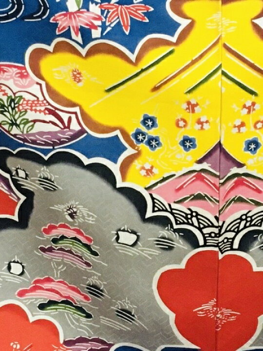 楽天市場】751 振り袖 本紅型 振袖 城間栄順 新品 未仕立て品 沖縄琉球 