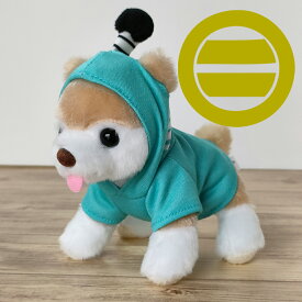 今川わんこ【今川義元】【家紋】【グッズ】家紋とちょんまげ付きのお洋服を着たかわいいわんこのぬいぐるみ 戦国武将 武将わんこ 犬 イヌ dog ふわふわ 玩具 着せ替え可能　キーホルダー　ボールチェーン付　武将隊応援 柴犬 ミニ柴 プレゼントにも