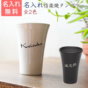 【名入れギフト】信楽焼 泡うまタンブラー名入れ 名前入り ビアグラス ビールグラス ビール タンブラー還暦祝い 退職祝い 両親 プレゼント 結婚式 両親へのプレゼント 名前入り グラス ぐ