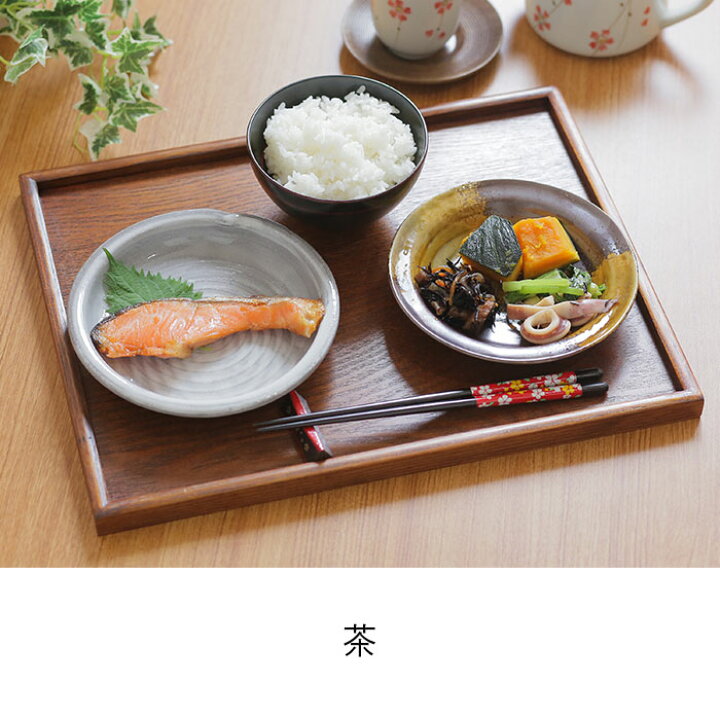 楽天市場 Sale期間 最大p33倍 送料無料 ５枚セット トレー お盆 木製 42 30cm 特大 茶 白木 長角盆 長方形 おしゃれ 北欧 トレイ 木のトレー 膳 盆 会席膳 ランチョンマット キッチン 和風 洋風 まとめ買い 木のトレー 漆器かりん本舗 弁当箱と木製食器